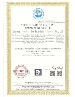 Resina per scambio di anioni a grandi pori