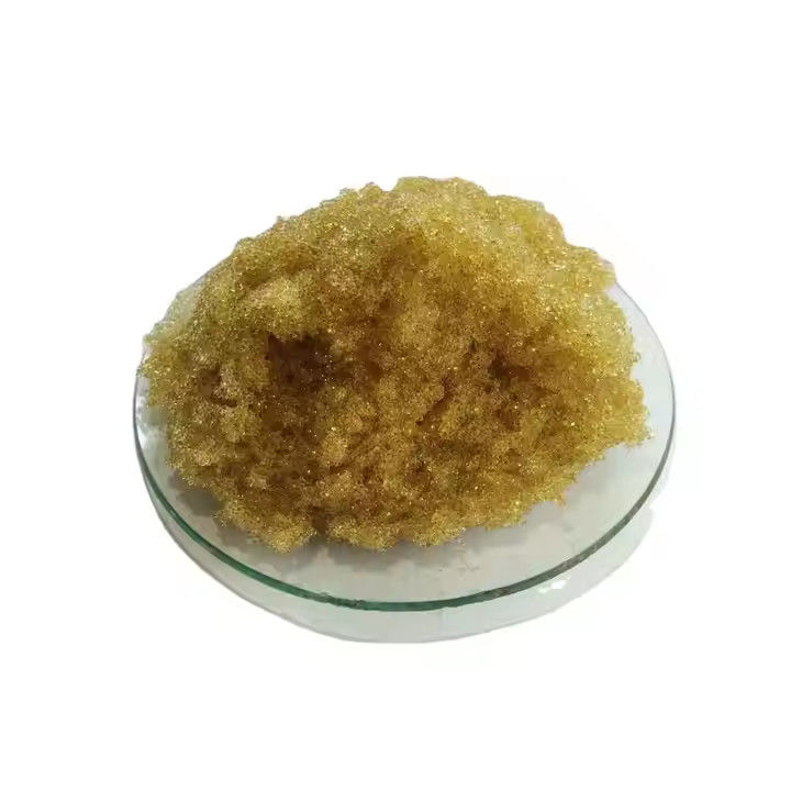 Giallo pallido 001*7 Resina ad alto rendimento di scambio di cation acidi di ammorbidimento dell'acqua